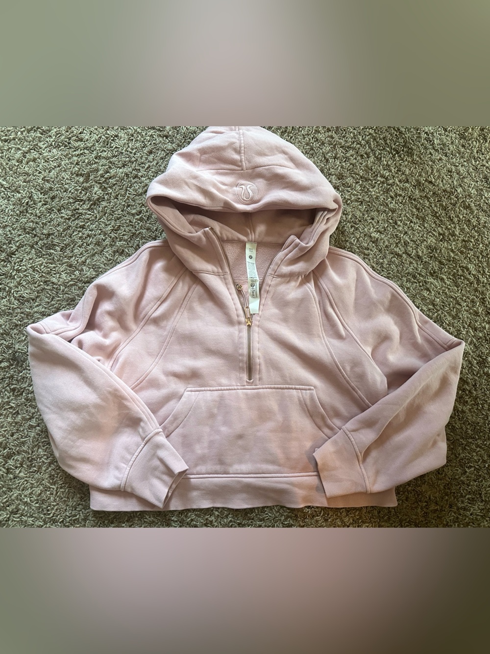 lululemon athletica Light Pink Half-Zip
